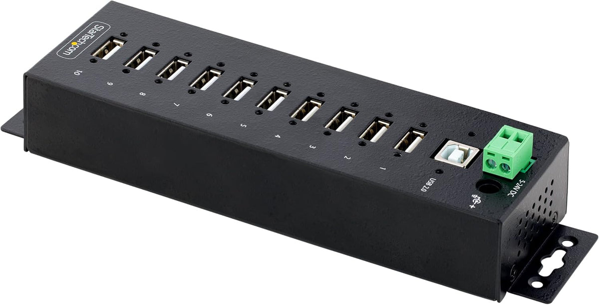 StarTech.com, USB210AIND-USB-A-HUB, hub USB 2.0 de 10 puertos