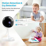 owltron Cámara de seguridad para interiores de 4 MP, paquete de 2 c...