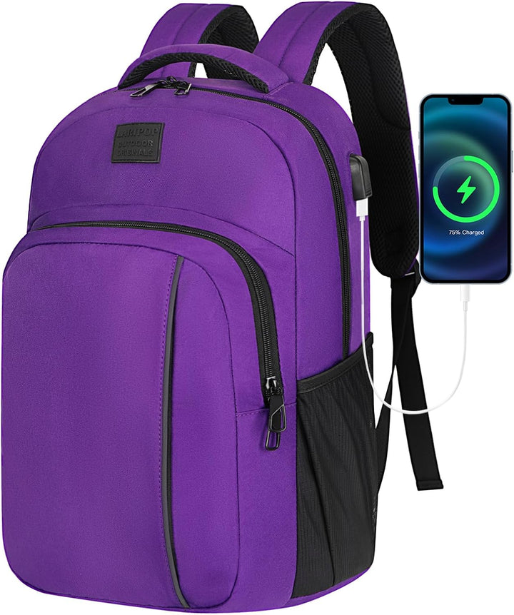 LARIPOP - Mochila para laptop de viaje de 15.6 pulgadas, mochila pa...