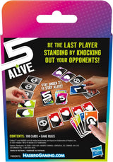 Hasbro Gaming Juego de cartas de 5 vivos juego de ritmo