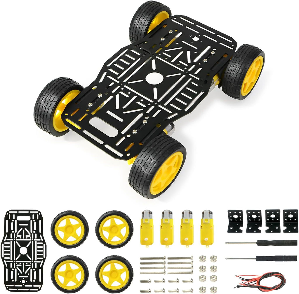 Kit de chasis de robot 4WD para Arduino/Raspberry Pi