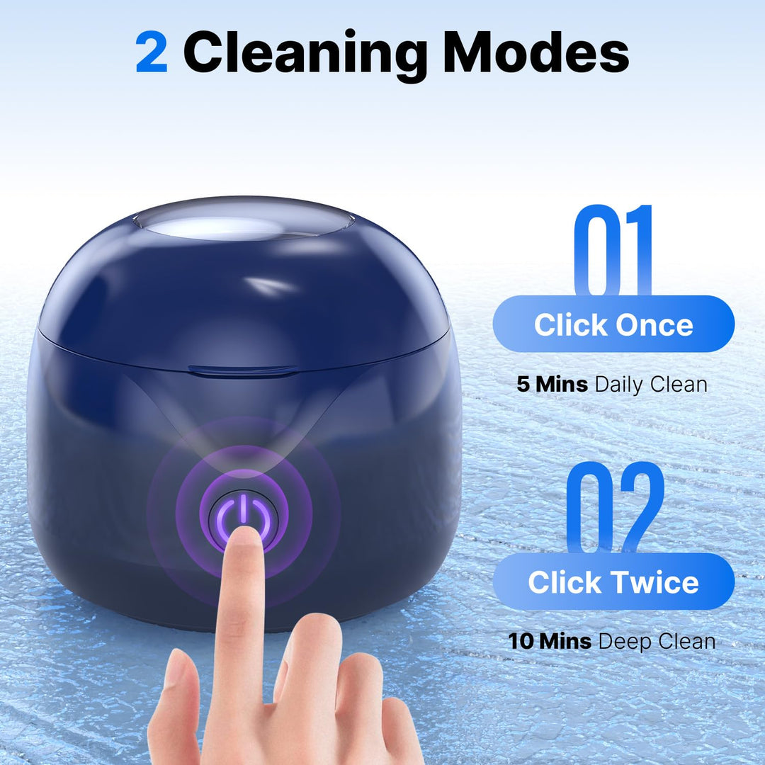 CXRUY Limpiador ultrasónico de retenedor - Cápsula de limpieza dent...