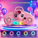 Máquina de karaoke con soporte para niños, 2 micrófonos inalámbricos