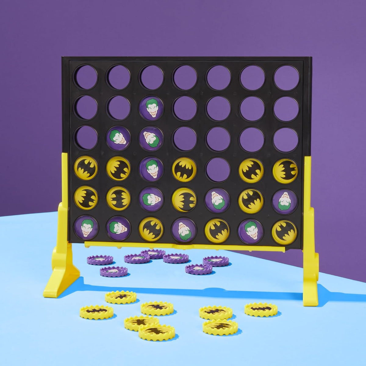 Connect 4 Batman Game Juego 4 en fila con temática de