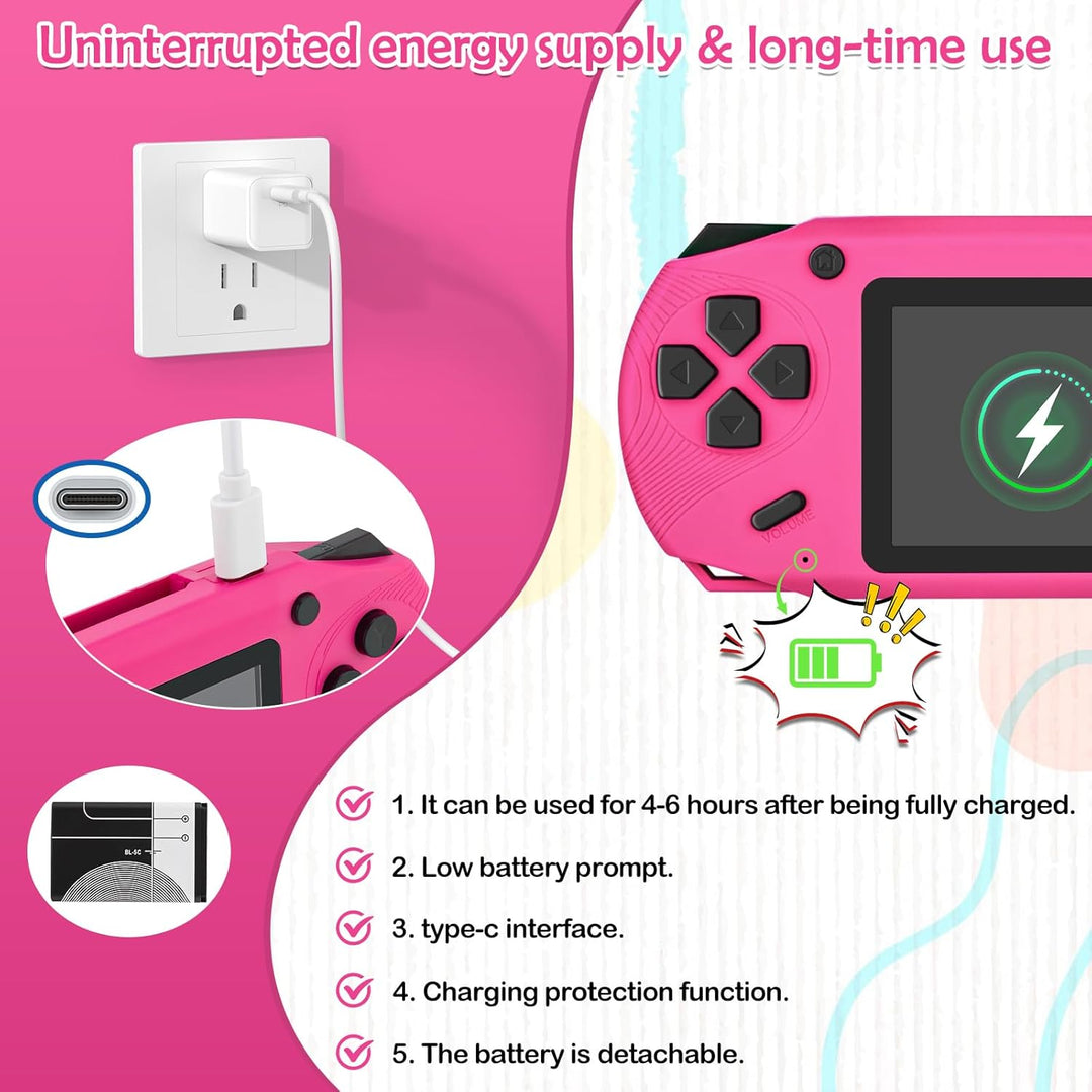 Consola portátil de 16 bits para niños, reproductor de juegos retro...