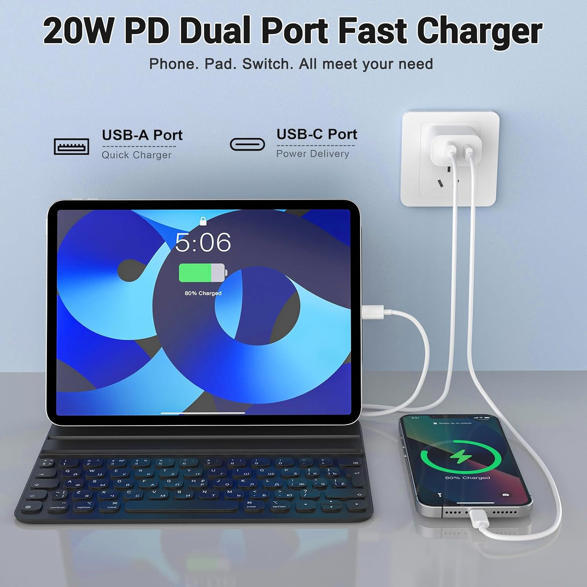 iPhone 18 17 16 15 cargador de carga rápida tipo C cargadores USB C