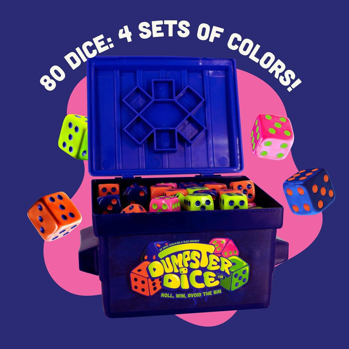 Big Discoveries Dumpster Dice Juego de dados familiares