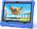 Tableta para niños: Tablet Android 15 de 10 pulgadas para niños, batería, Azul