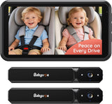 Babyvue Monitor de bebé con cámara dual inalámbrica para automóvil...