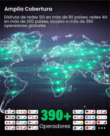 GlocalMe Numen Air 5G Punto de acceso móvil, punto de acceso WiFi p...