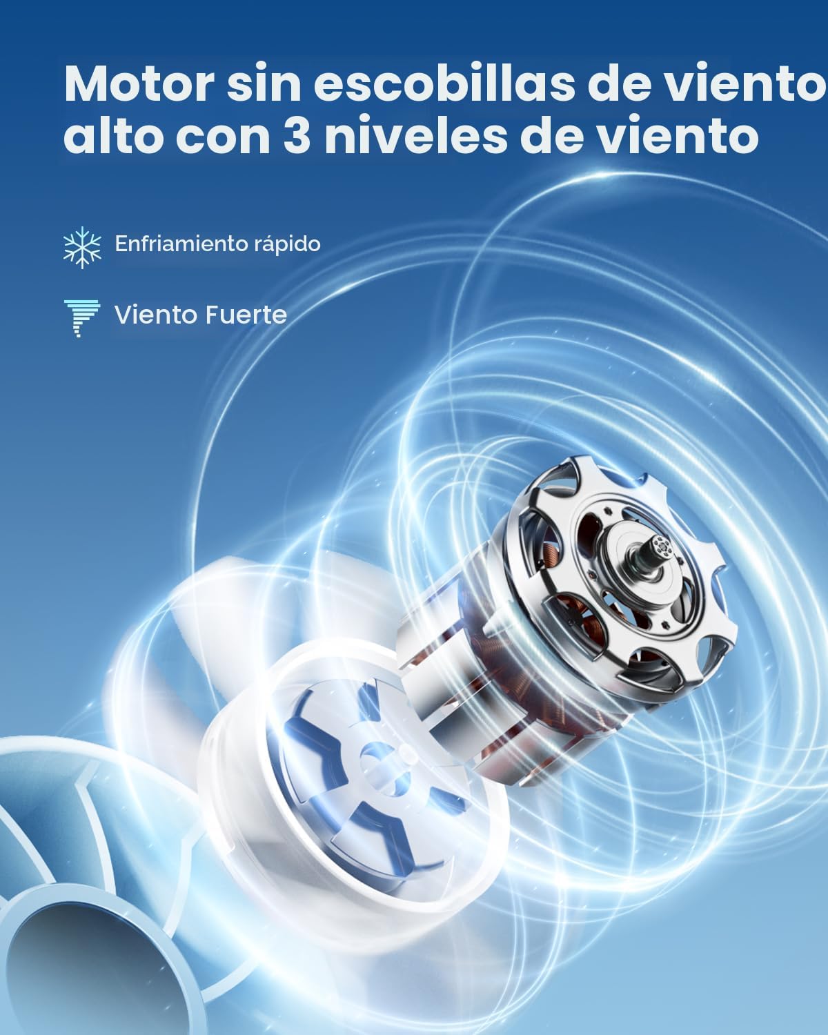 Gaiatop Ventilador Mini Portátil, Ventiladores de Mano de 3 Velocid...