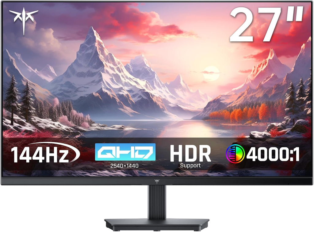 KTC - Monitor de computadora QHD de 27 pulgadas, monitor de juegos...