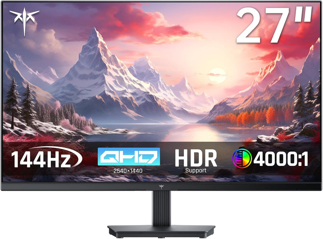 KTC - Monitor de computadora QHD de 27 pulgadas, monitor de juegos...