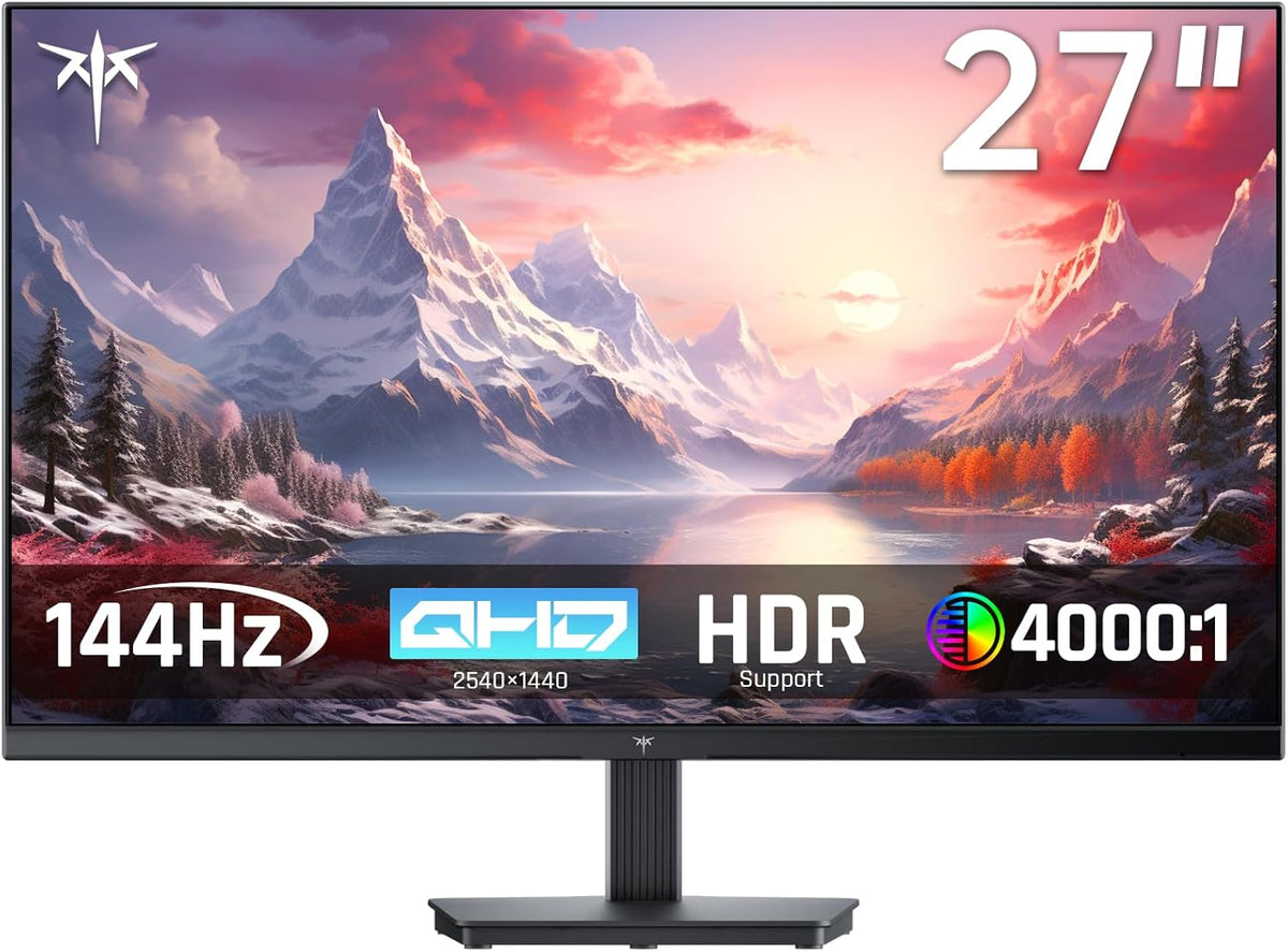 KTC - Monitor de computadora QHD de 27 pulgadas, monitor de juegos...