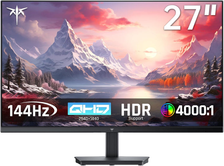 KTC - Monitor de computadora QHD de 27 pulgadas, monitor de juegos...