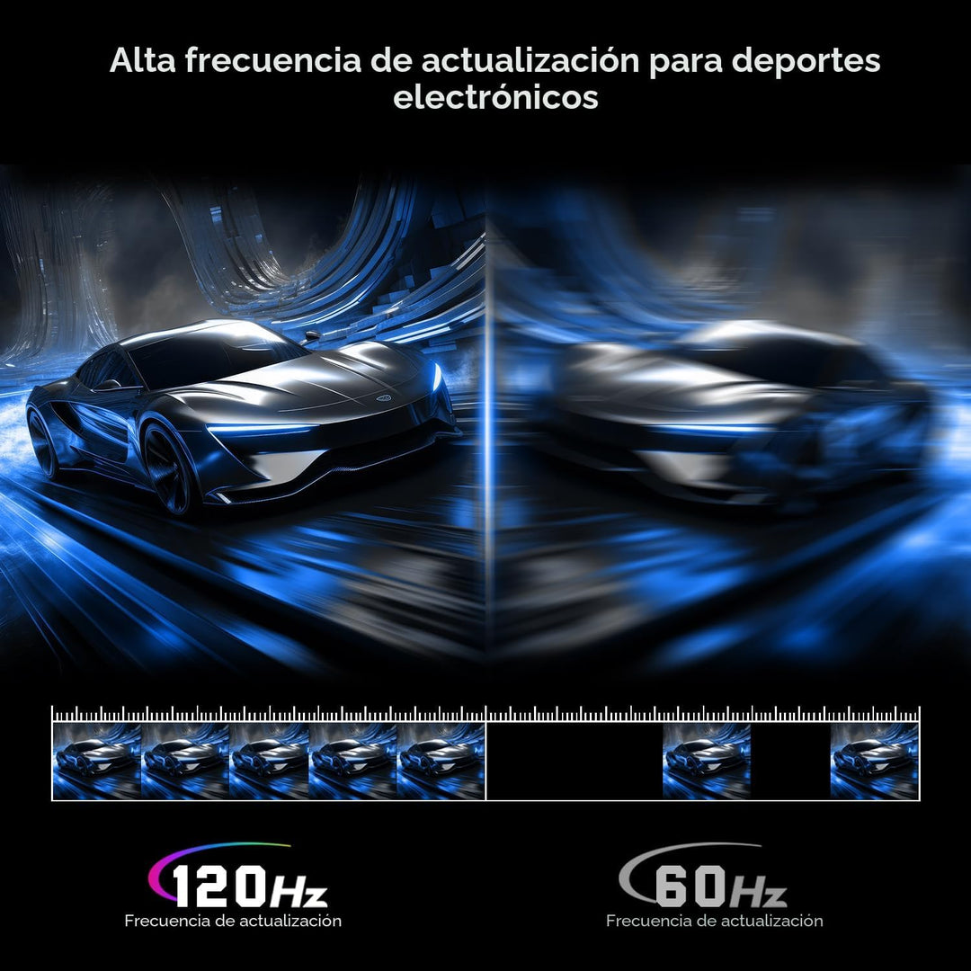 ArcticPro - Monitor de 24 pulgadas 120Hz, FHD 1080p, monitor de com...