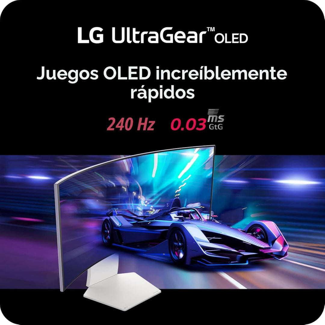 LG 34GS95QE Monitor de juegos Ultragear OLED curvo de 34 pulgadas W...