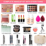 Kit de maquillaje todo en uno para mujer, kit completo de maquillaj...
