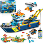 HiWEEGO City - Juego de construcción de barcos flotantes con luz LED para