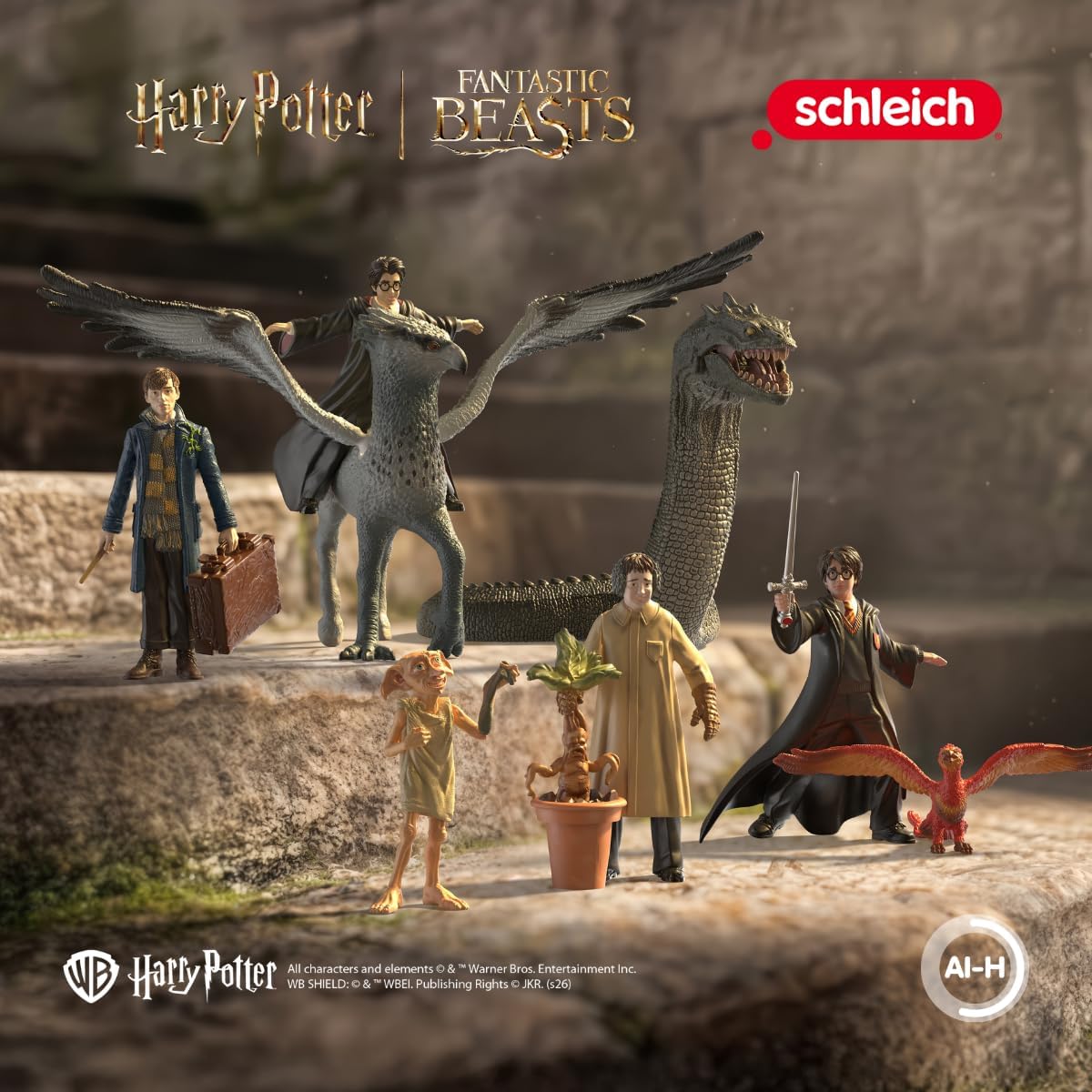 Schleich Harry Potter - Figura de juguete de basilisco - Niños a partir de