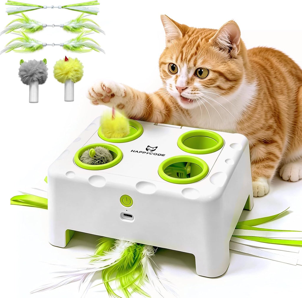 Juguetes automáticos interactivos para gatos, juguete mágico de