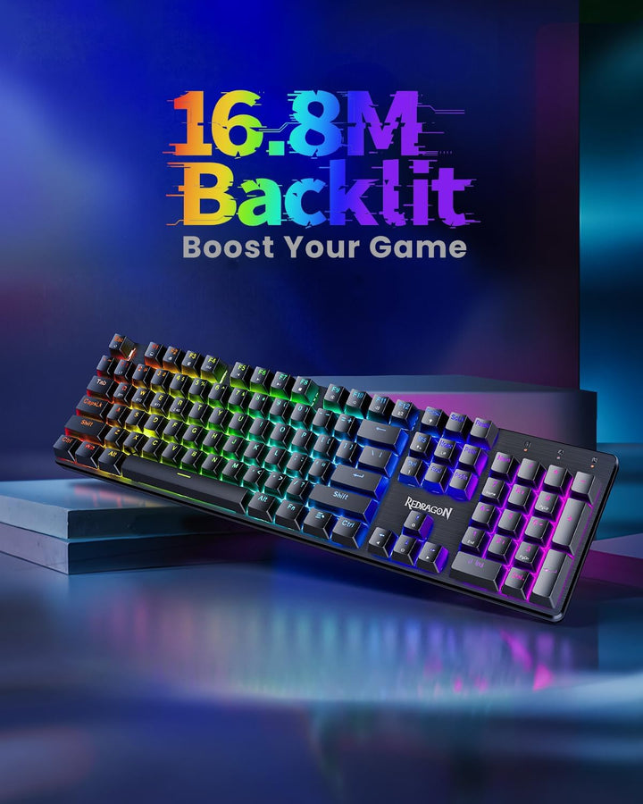 Redragon K671KS Teclado mecánico inalámbrico para juegos, teclado p...