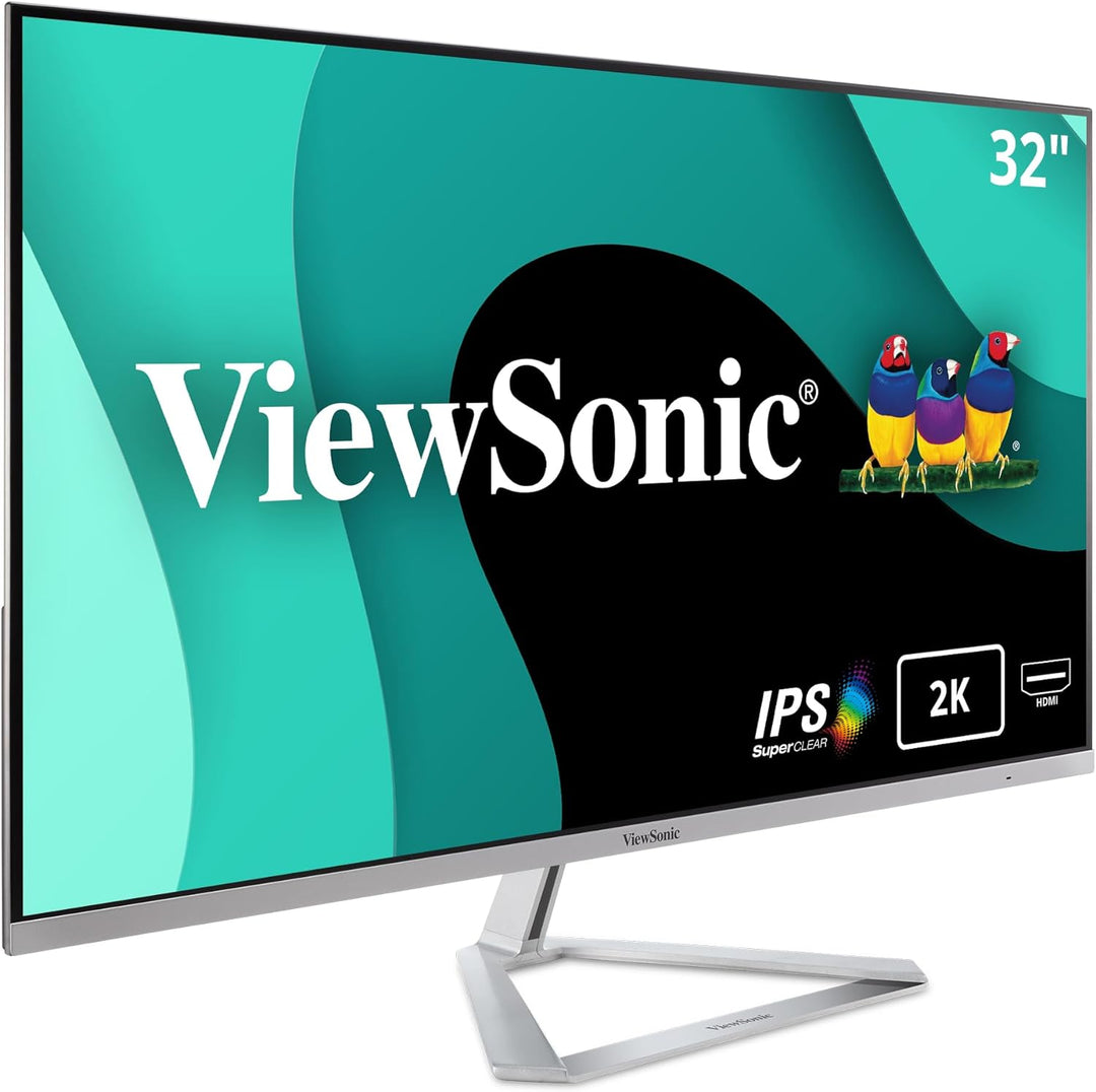 ViewSonic VX3276-2K-MHD Monitor panorámico IPS 1440p de 32 pulgadas...