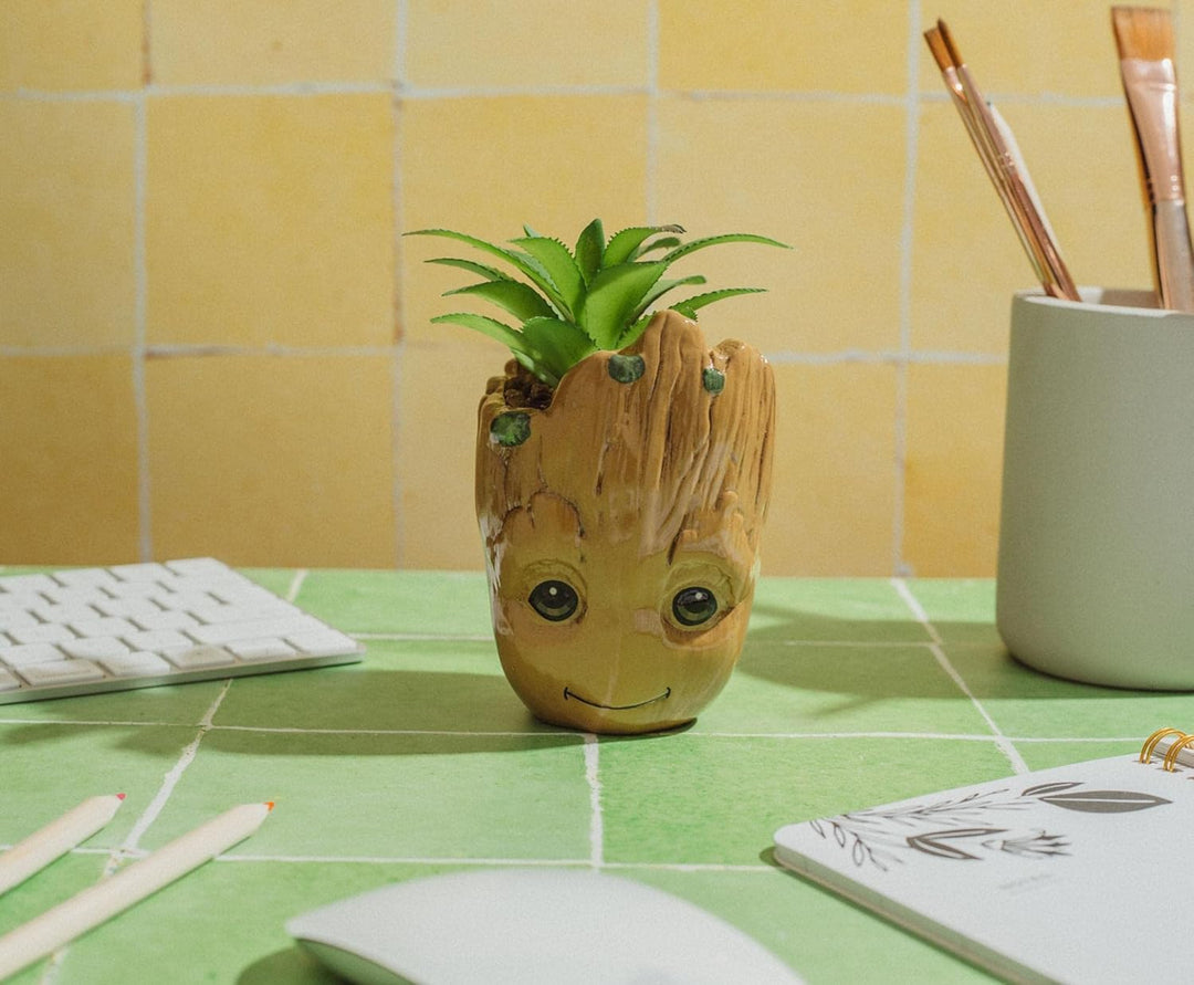 Marvel Studios I Am Groot - Mini maceta de cerámica de 3