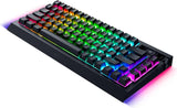 Razer Teclado inalámbrico BlackWidow V4 Pro 75% para juegos: pantal...