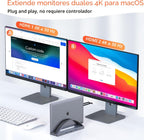 TobenONE - Soporte para estación de acoplamiento para MacBook Pro/Air Dual