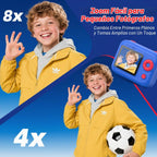 Cámara de impresión instantánea para niños con 5 rollos de papel de impresión, cámara HD 1080P, cámara portátil recargable para selfies, regalos de cumpleaños de Navidad, juguetes para niños y niñas