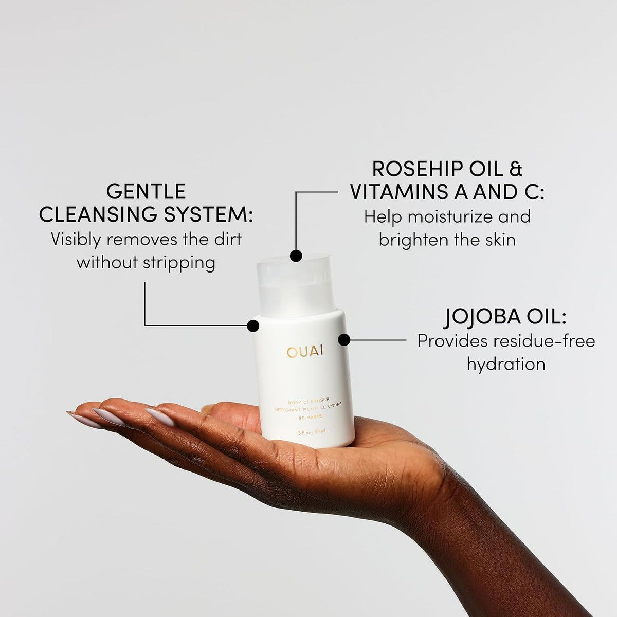 OUAI Paquete de viaje St. Barts \u2013 Incluye exfoliante corporal...