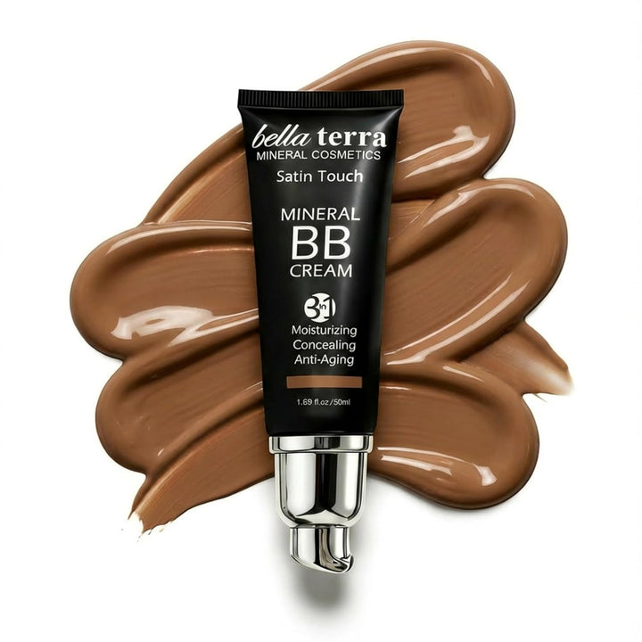 Bellaterra Cosmetics BB Cream, humectante tintado, base mineral, to...