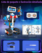 okk STEM Robot Juguetes para niños 8-12, APP RC Control Kit de construcción