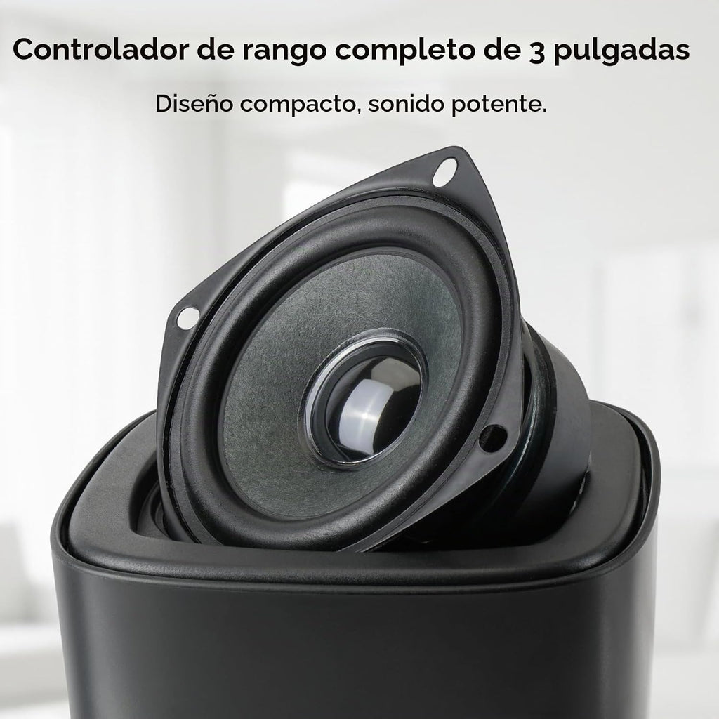 Altavoces pasivos para estantería Saiyin, necesita amplificador o receptor para funcionar