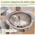 Taoqimiao Árbol para gatos grandes, torre XL de 76.8 pulgadas para gatos de