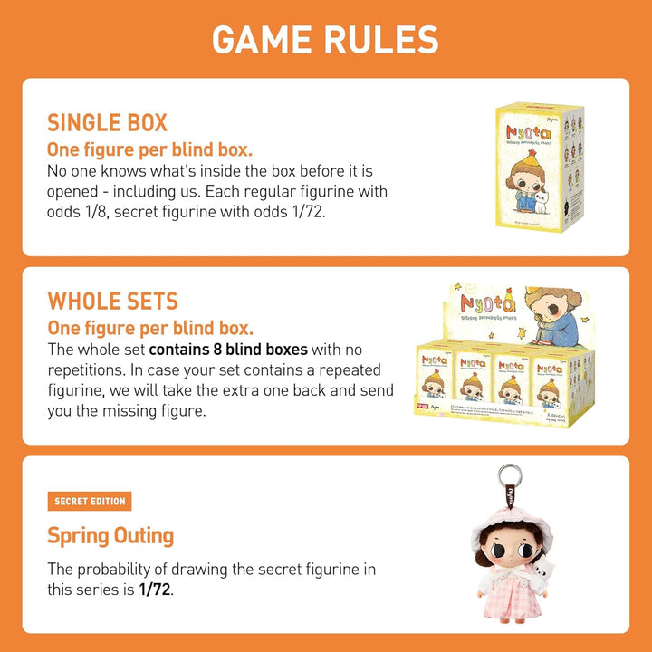 POP MART Nyota Where Moments Meet Series - Muñeco de peluche, caja...