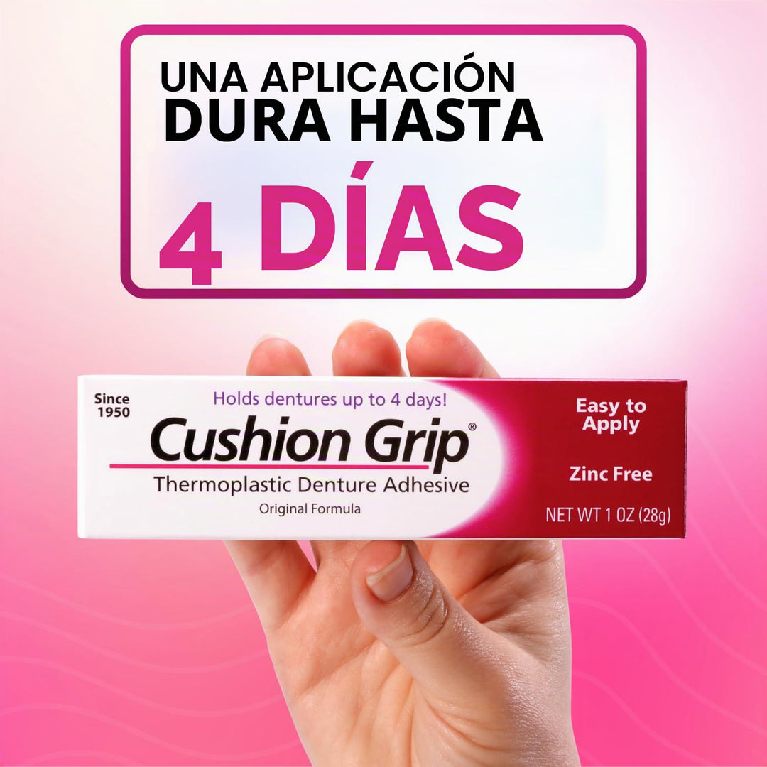 Cushion Grip Adhesivo termoplástico para dentadura postiza 1 oz