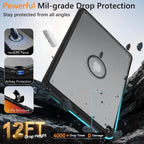 BENTOBEN Funda para iPad de 9ª/8ª/7ª generación, para iPad 10.2 2021/2020/2019 con fuerte diseño magnético, delgada, translúcida, mate, a prueba de golpes, funda protectora para tabletas de niños y