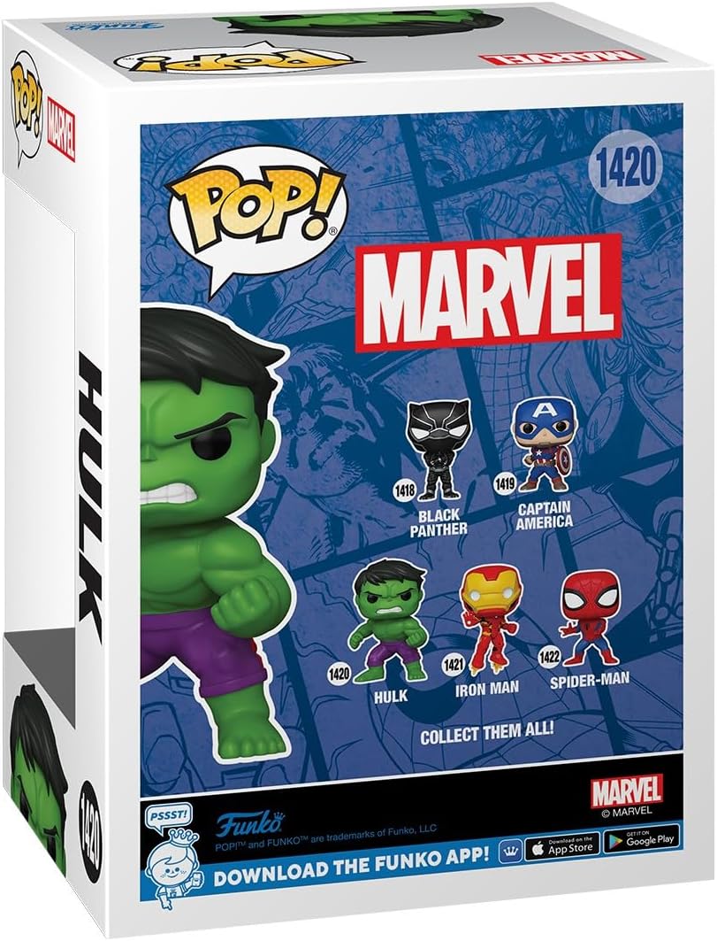 Funko Pop Marvel - Hulk - Marvel Comics - Figura de vinilo coleccio...