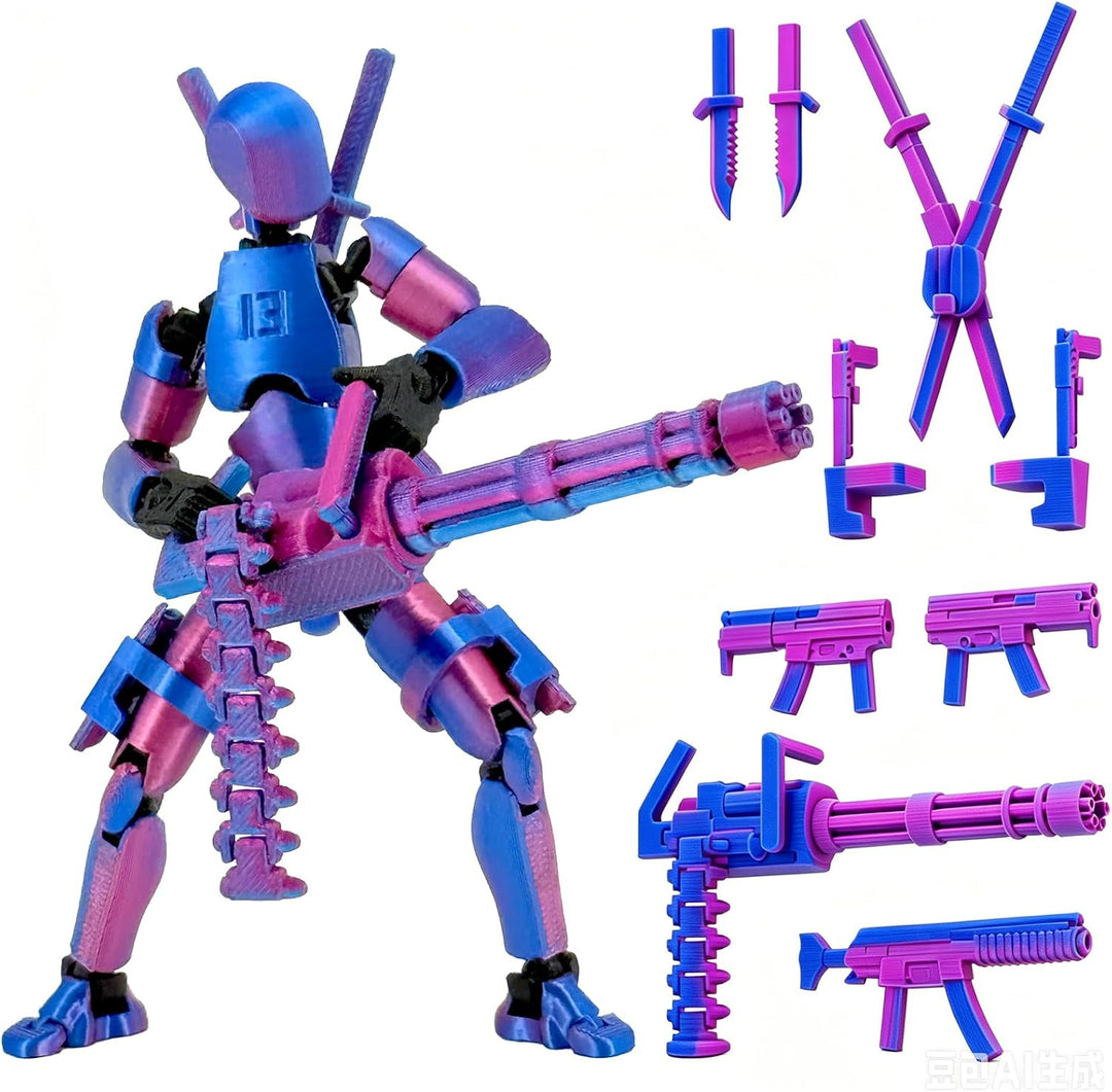 Gatling Gun T13 Titan 13 Juego de Figuras de Acción【Ensamblado】, Fi...
