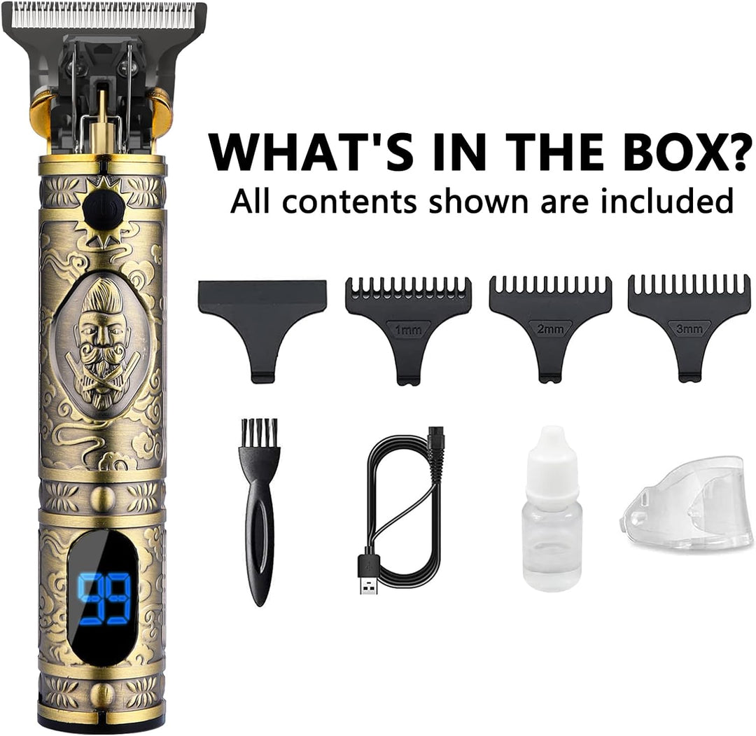 AMULISS Cortadora de pelo profesional para hombre, sin huecos, inal...