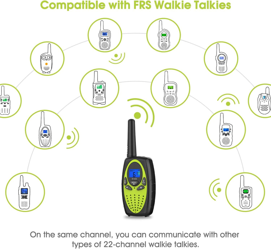 Topsung Walkie Talkies de Largo Alcance, M880 FRS Radio Bidireccion...