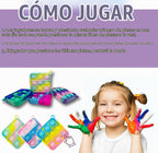 100 piezas de mini llavero de color aleatorio, juguete sensorial de silicona para apretar burbujas que hacen divertido para niños, alivio de ansiedad y estrés para adultos