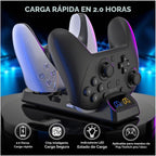 Cargador de doble controlador para Switch 2 Pro, Switch Pro, PS5 y Xbox