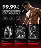 Instant Boost - Gomitas de monohidrato de creatina, fórmula complej...