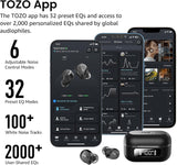 TOZO NC9 Auriculares inalámbricos híbridos con cancelación activa d...
