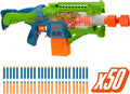 Nerf Elite 2.0 - Pistola motorizada de doble perforación, 50 dardos, 2 clips de 10 dardos, a partir de 8 años