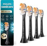 Philips Sonicare Cabezales de cepillo todo en uno A3, paquete de 4,...