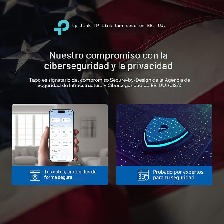 Tapo - Cámara de seguridad 2K de 3 MP con inclinación para interior...